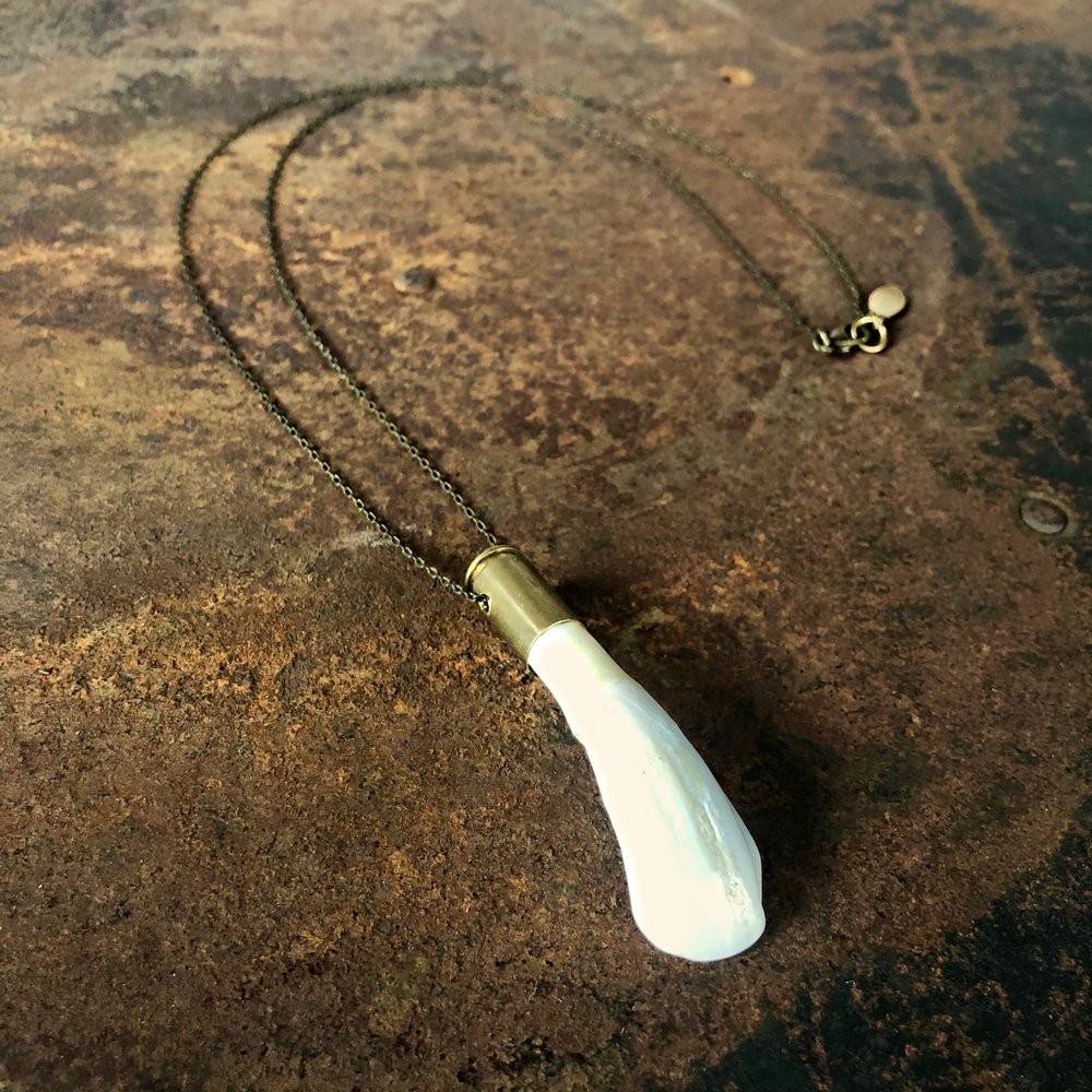 Buffalo Tooth Necklace – Local by Jackalope