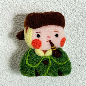 Felt Painter Series Brooch [Van Gogh]