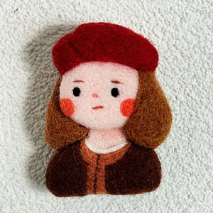 Felt Painter Series Brooch [Jan van Eyck]