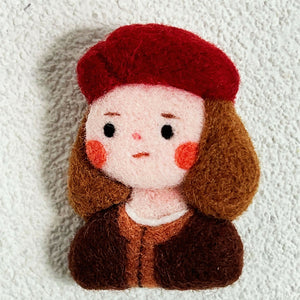 Felt Painter Series Brooch