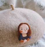 Felt Painter Series Brooch [Mona Lisa]