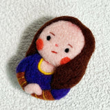 Felt Painter Series Brooch [Mona Lisa]