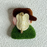 Felt Painter Series Brooch [Van Gogh]