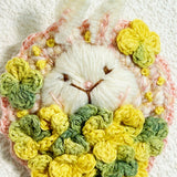 Bunny in Bloom – Handcrafted Brooch