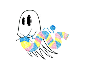 Knitting Ghost (good to go)