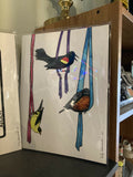 Aerial Silks Circus Songbirds Art Print