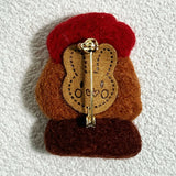 Felt Painter Series Brooch [Jan van Eyck]