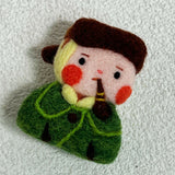 Felt Painter Series Brooch [Van Gogh]