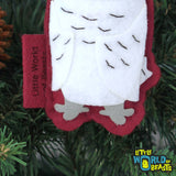 Oliver the Snowy Owl Ornament