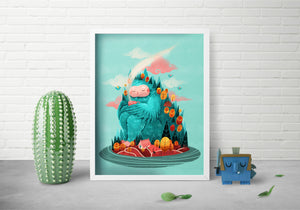 Tea Time Art Print