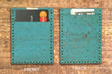 Cork Fabric Wallet - Orange