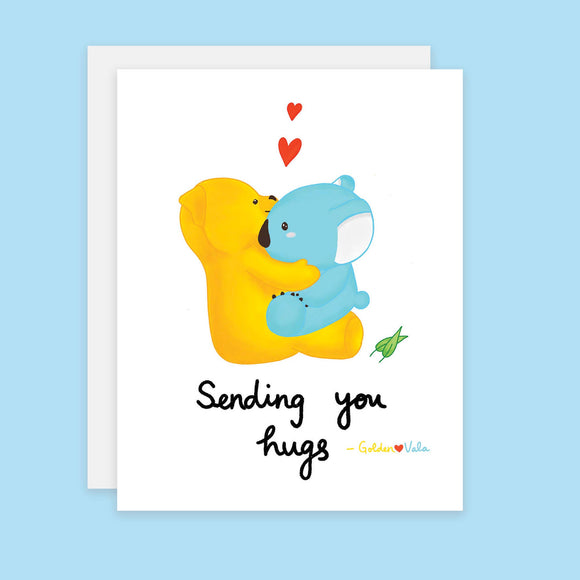 Sending You Hugs Card