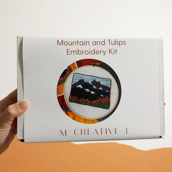 Mountain Landscape DIY Embroidery Kit