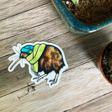 Cozy Kiwi Bird Sticker