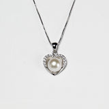 Heart Fresh Water Pearl Necklace