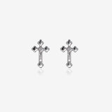 Holy Cross Stud Earrings