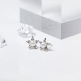 Fresh Water Pearls Star Earrings