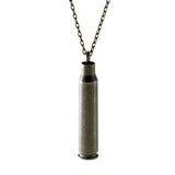 Single Bullet Necklace - Gray .223