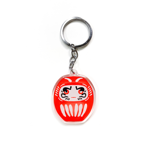 Daruma Keychain