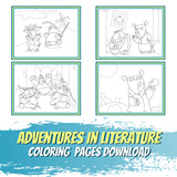 Adventures in Literature - 13 Coloring Page Download