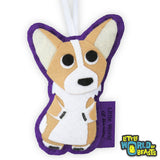 Newton the Corgi Ornament