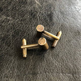 .22 Bullet Cuff Links - Antique Brass