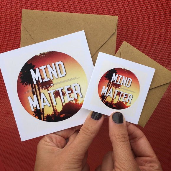 Mind Over Matter Greeting Card