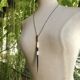 Porcupine Quill in Bullet Necklace