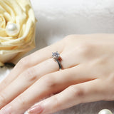Rose Gold Twist 0.5 Carat Solitaire Ring