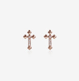 Holy Cross Stud Earrings
