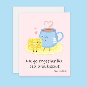 Tea and Biscuit Love Card