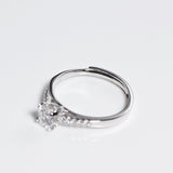 Round 0.5 Carat Pave Setting Ring