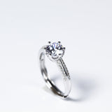 Elegant Classic Round Cut 1 Carat Ring