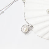 Seashell Fresh Water Pearl Necklace