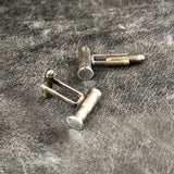 .22 Bullet Cuff Links - Antique Silver