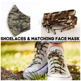 Cute Laces - Gift Set - Shoe Laces with Matching Face Mask