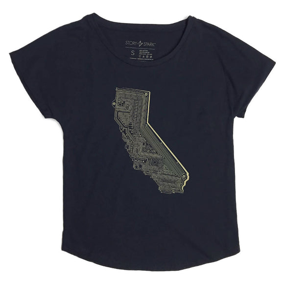 Cali Tech Womens Loose Fit T-shirt