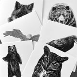 Woodland Wildlife Series mixed boxed set of cards