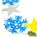 Snowflakes and Stars - 30 Pre-cut Shapes