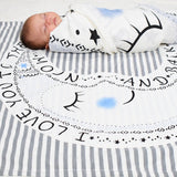 I'm Over the Moon Organic Swaddle Blanket