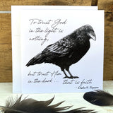 Raven Nevermore: Faithful and True Christian Series Art Card