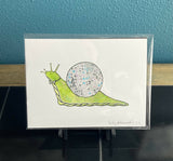 Disco Snail Art Print