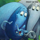 "Cradle of Love" Elephant Family Print