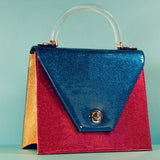 Blue Raspberry Sparkling Full Size Handbag