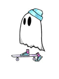 Skateboard Ghost Art Print