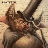 "Sir Desmodus Rotundus" Vampire Bat Print