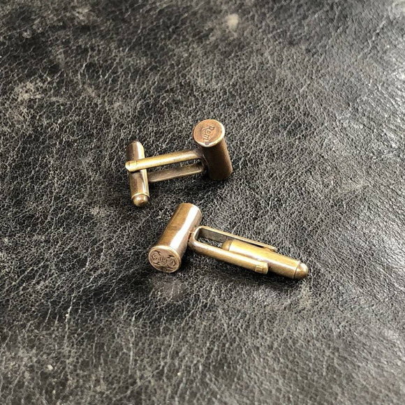 .22 Bullet Cuff Links - Antique Brass