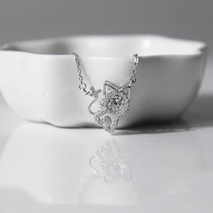 Cat Charm Pendant Necklace