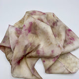 Pink and Rose Silk Bandana scarf