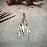 Porcupine Quill Fringe Necklace